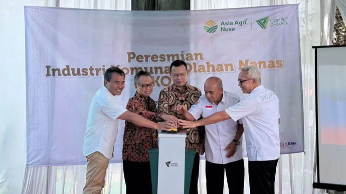 Dompet Dhuafa resmikan IKON (Industri Komunal Olahan Nanas) di Subang, (26/11/2025) (Foto: MH Kholis)