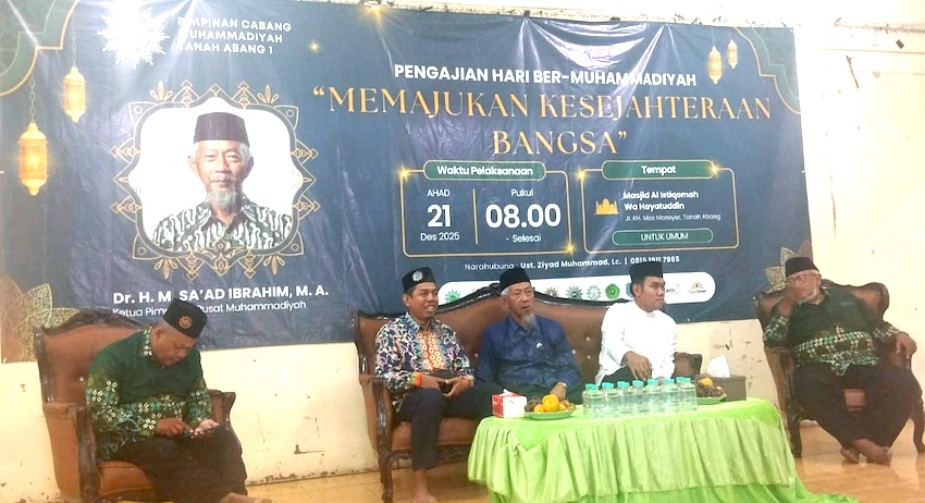 Milad Ke-113 Muhammadiyah, PCM Tanah Abang I Perkuat Dakwah Sosial dan Aksi Kemanusiaan