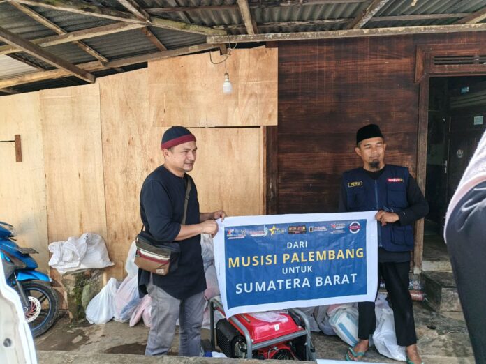 Musisi Palembang Turut Bergerak, Bantuan Kemanusiaan Mengalir ke Korban Banjir Palembayan